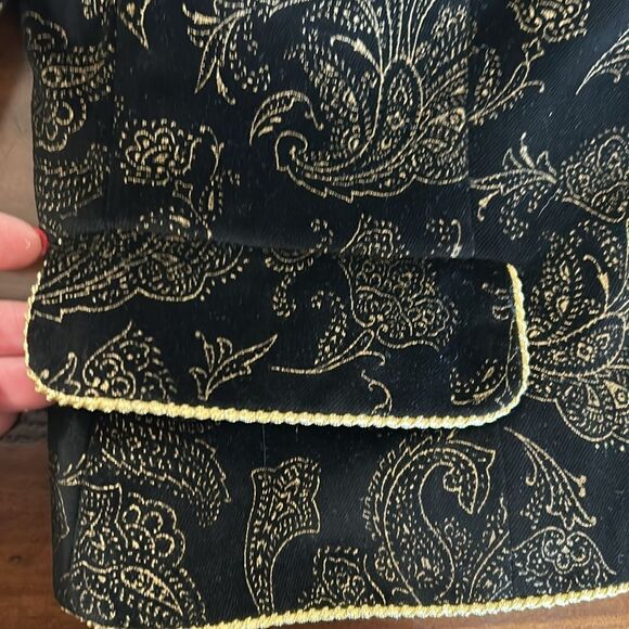 JARGER cropped jacket Gold trim and buttons with Black SZ 14 - Picture 7 of 15